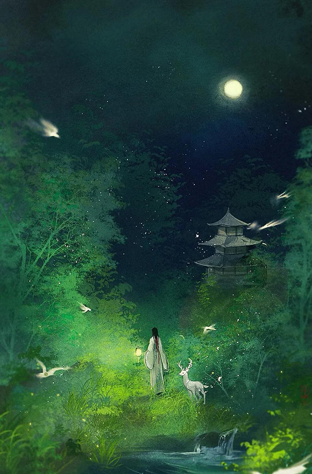 唯美意境古风人物,古风唯美意境图片风景