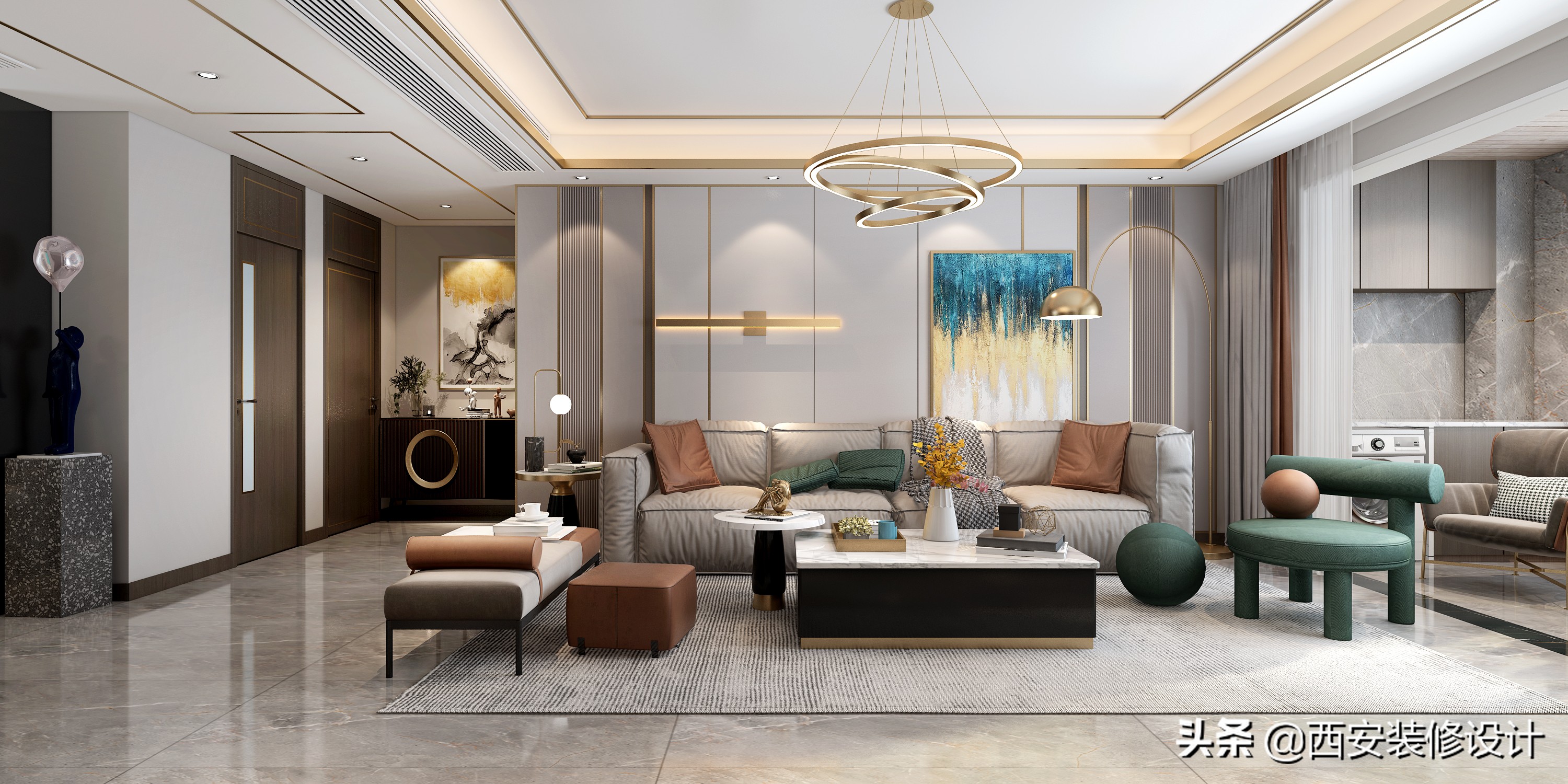 昆明澜庭三期141平米装修效果图,中建昆明澜庭三期效果图