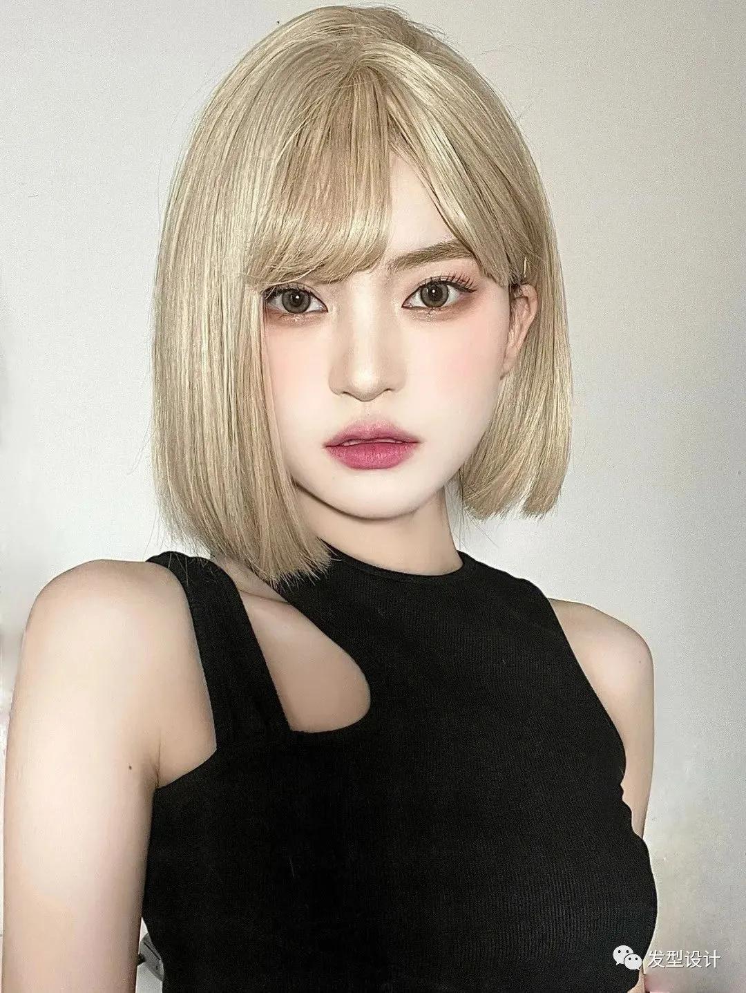 短发推荐大圆脸利落,2021圆脸大脸最火短发