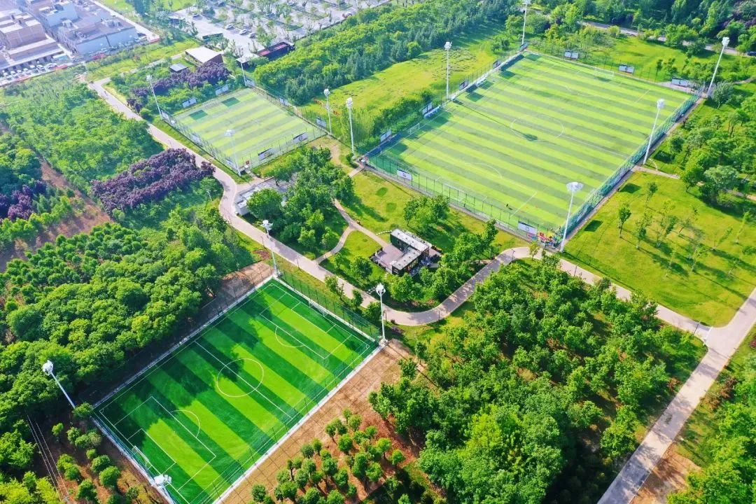 西安曲江运动公园健身,曲江周围户外运动