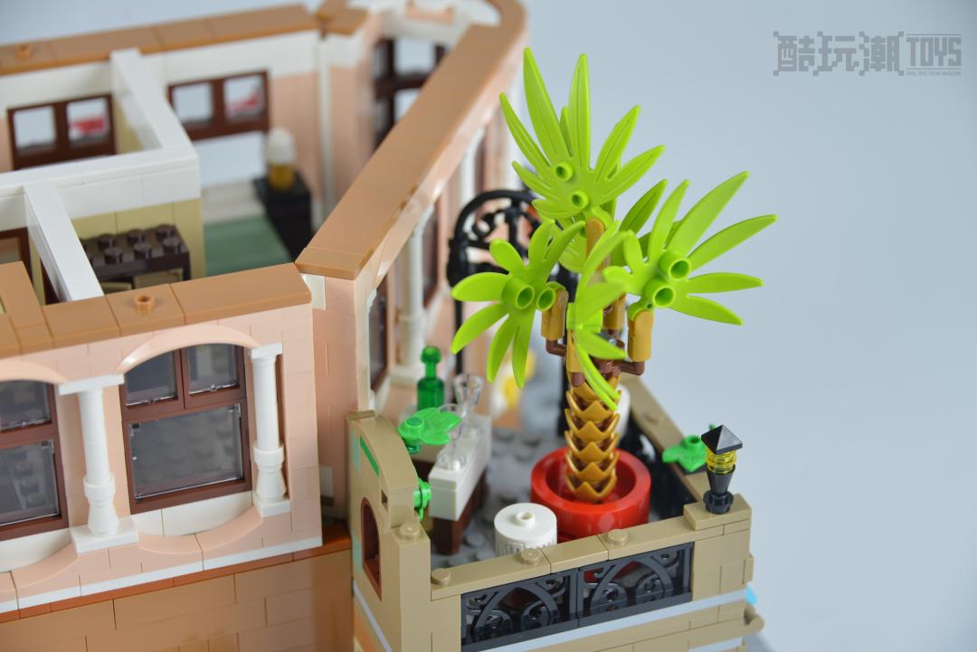 乐高街景巴黎转角内部细节,乐高转角精品酒店开箱视频