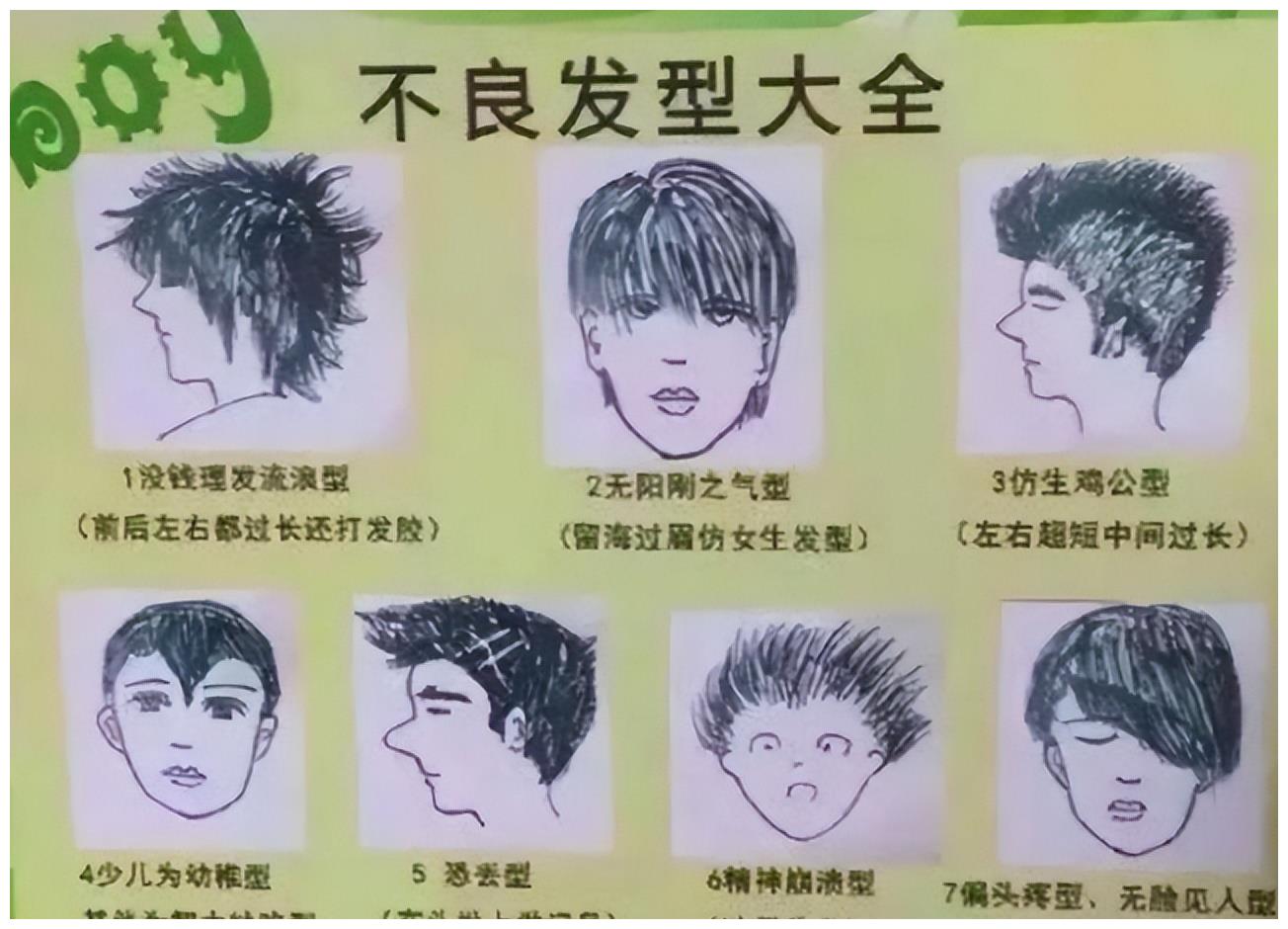 初中生男发型2021流行短发型,初中生发量多头发厚适合什么发型