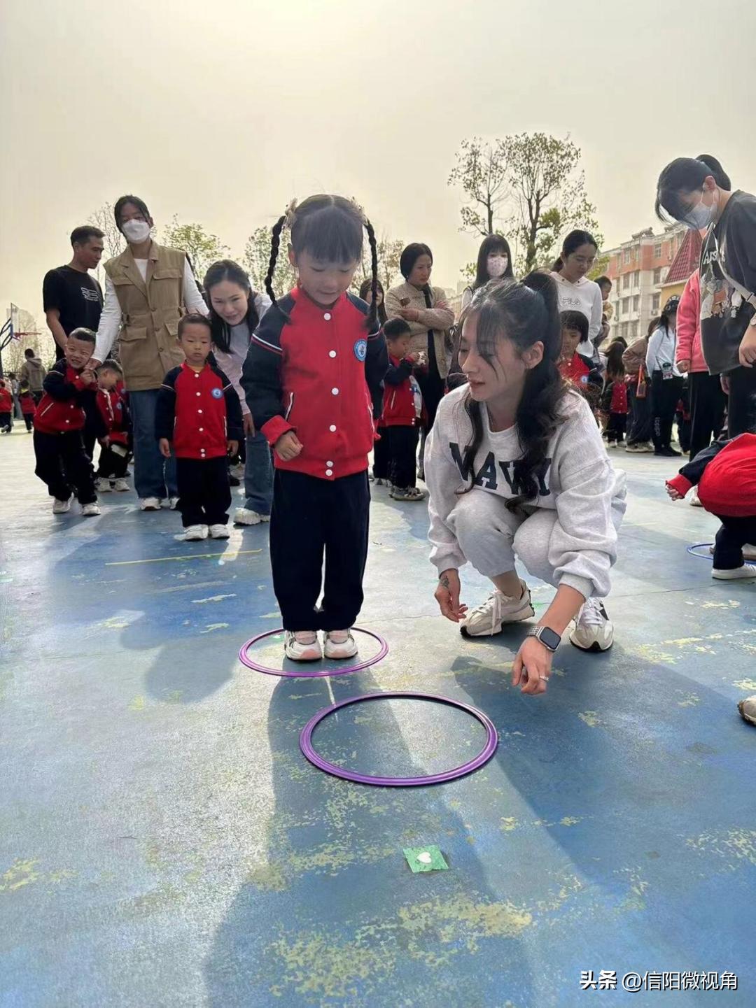 信阳百花幼儿园运动会,文华幼儿园第五届春季亲子运动会
