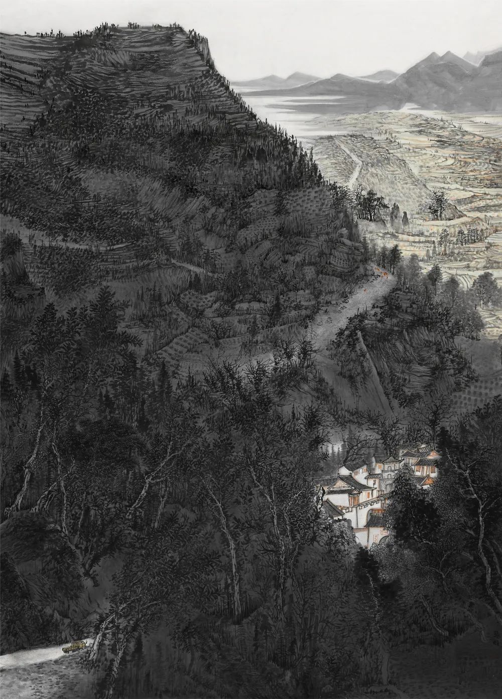 中国山水画家张娟,张娟国画