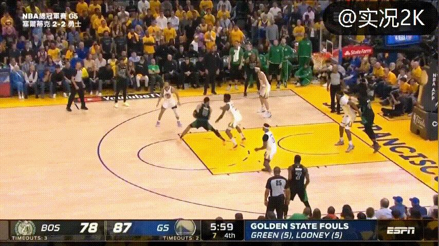 总决赛g4勇士客胜绿军完整,nbag5天王山之战