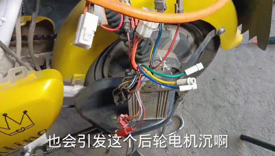 电动车后轮电机怎样维修,电动车后轮电机不正怎么校正