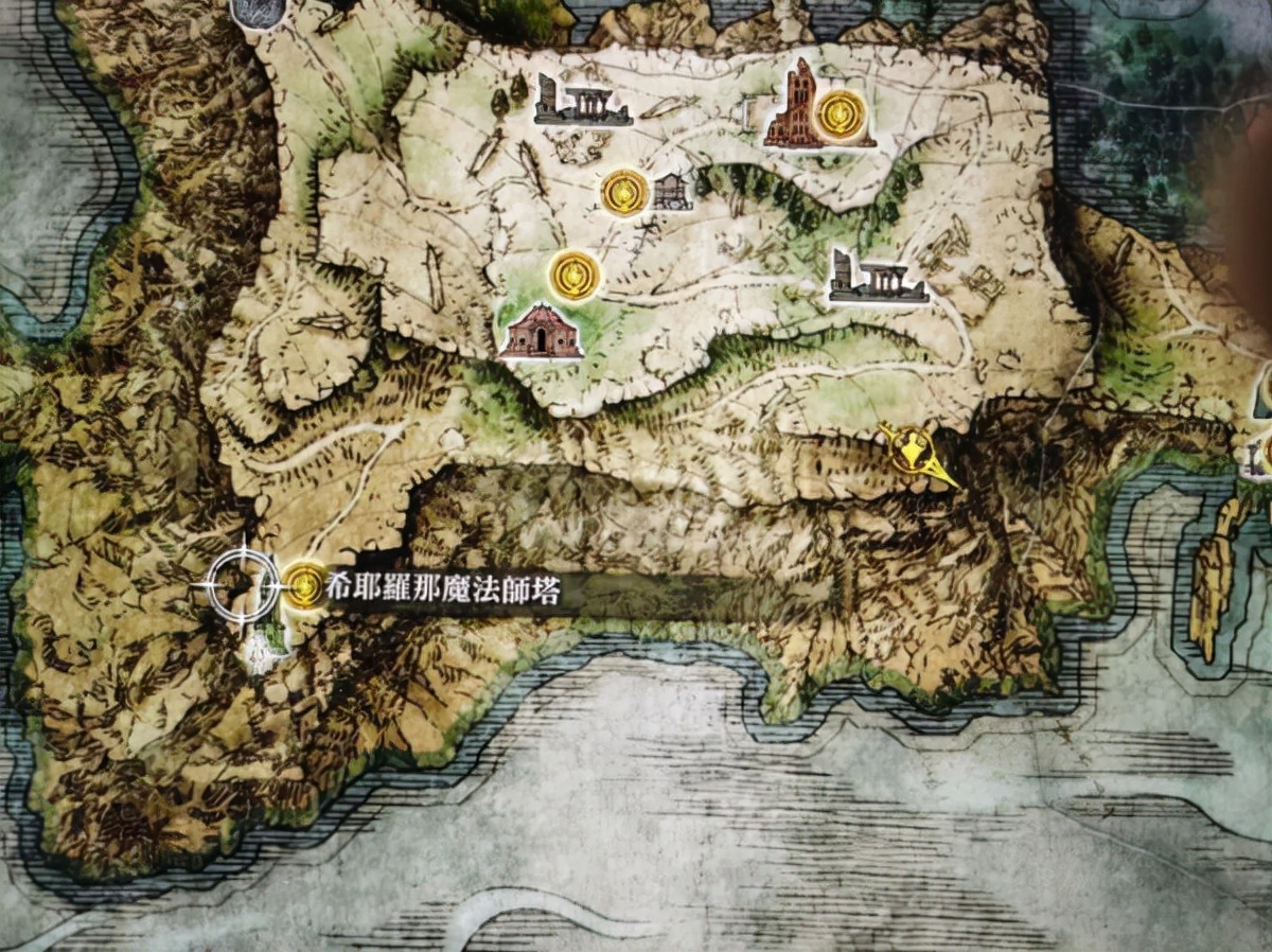 艾尔登法环西亚坛神授塔位置一览,艾尔登法环耶罗亚尼斯坑道位置