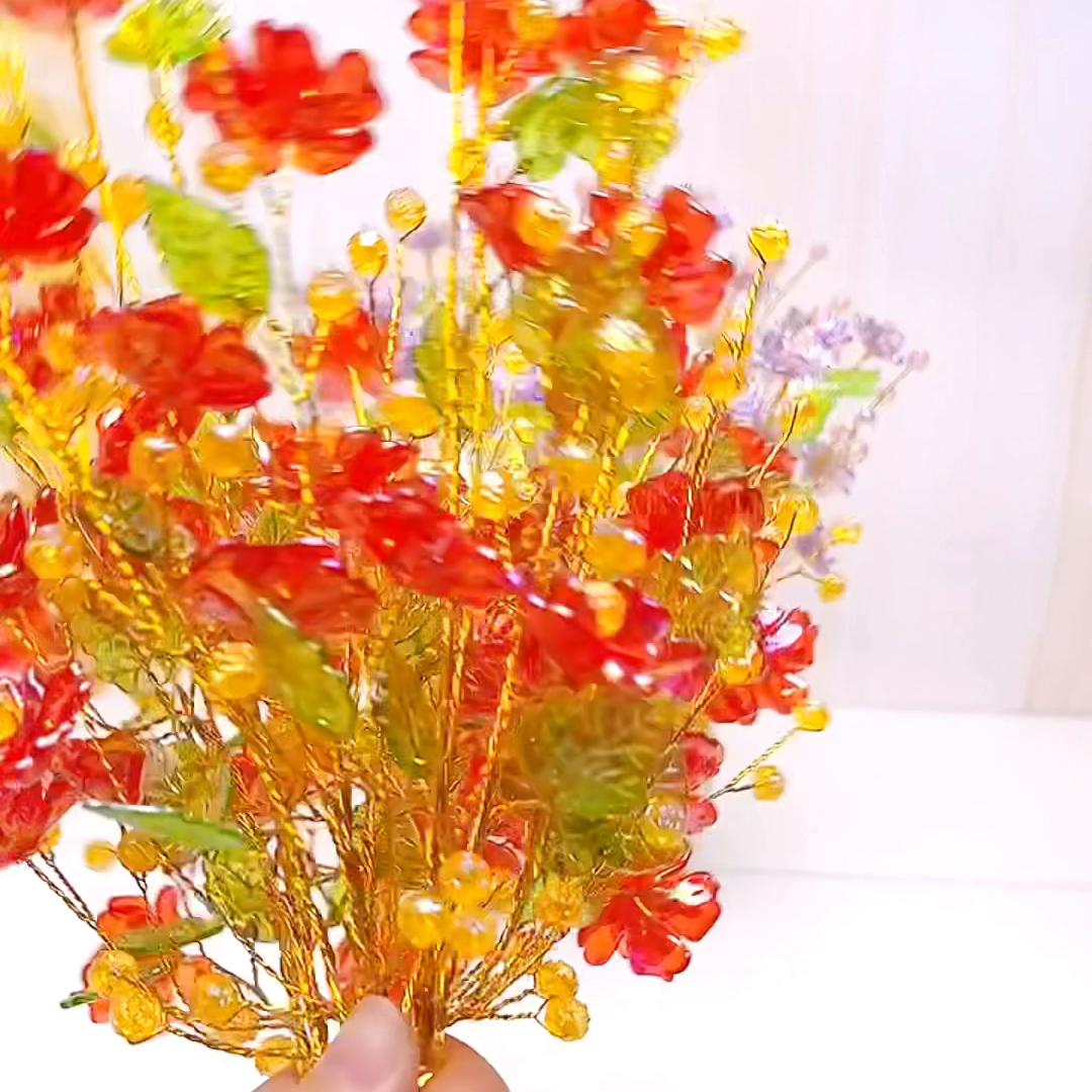 水晶玫瑰教程最简单,水晶玫瑰花教程视频