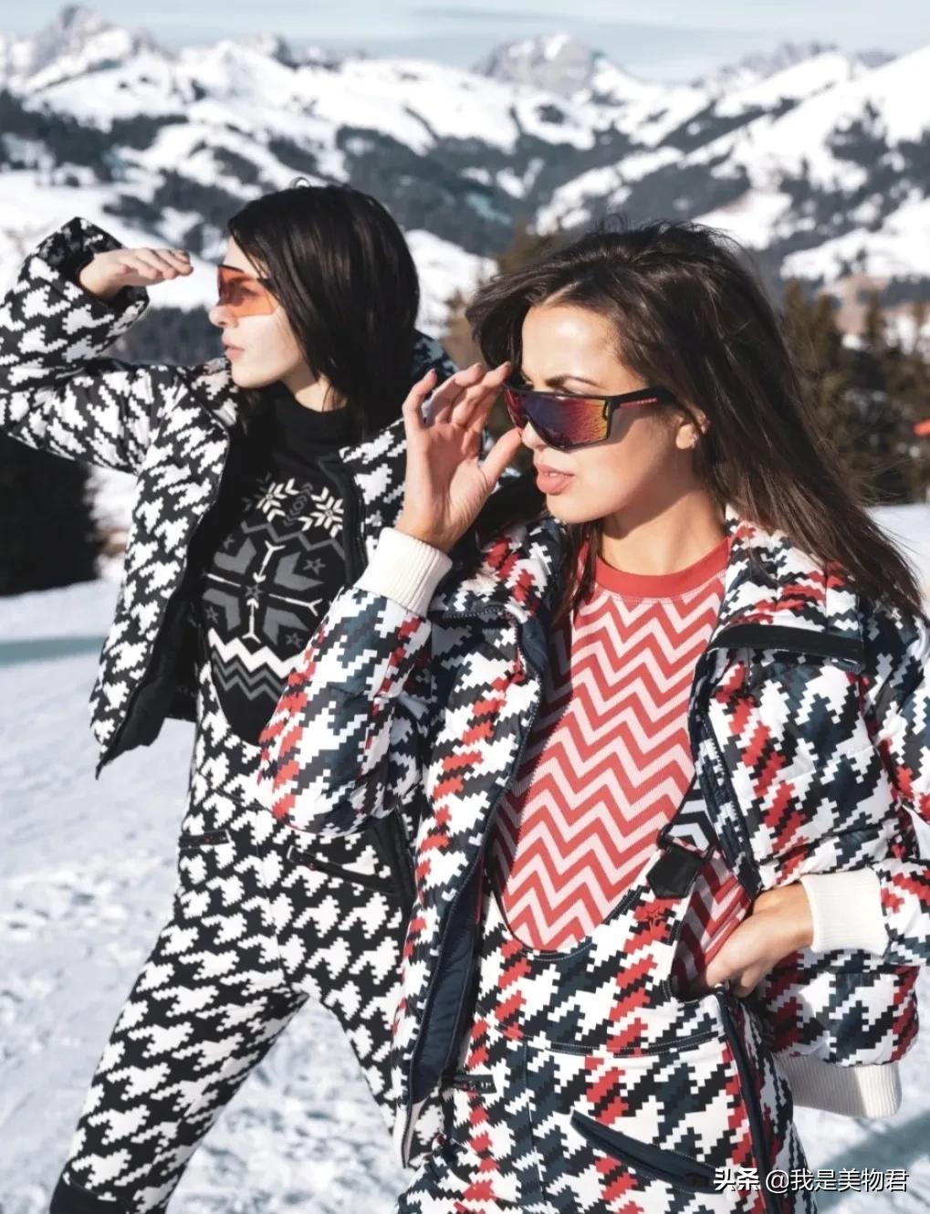 雪场高端穿搭,滑雪穿搭滑雪服