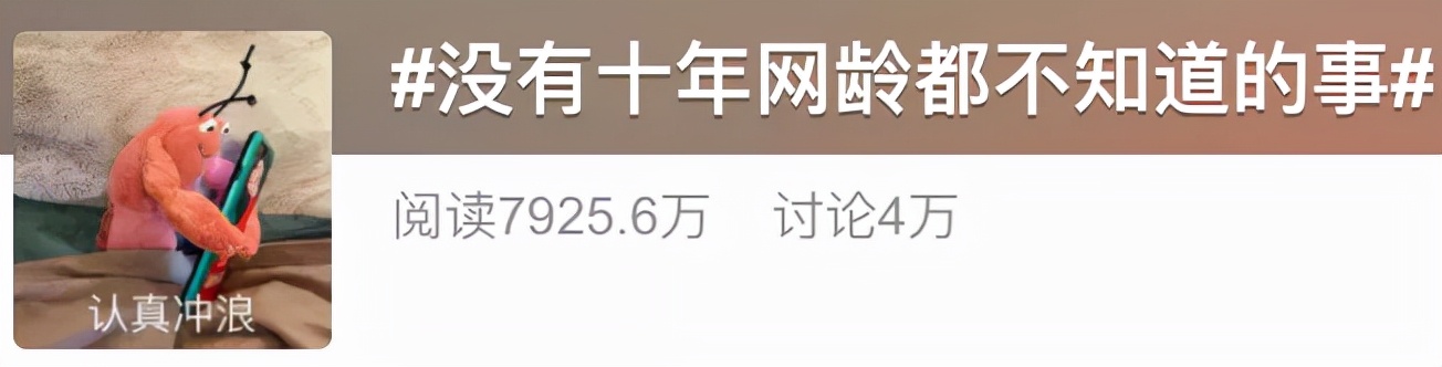 没有十年以上网龄的人不知道的事,没有二十年网龄不知道的事