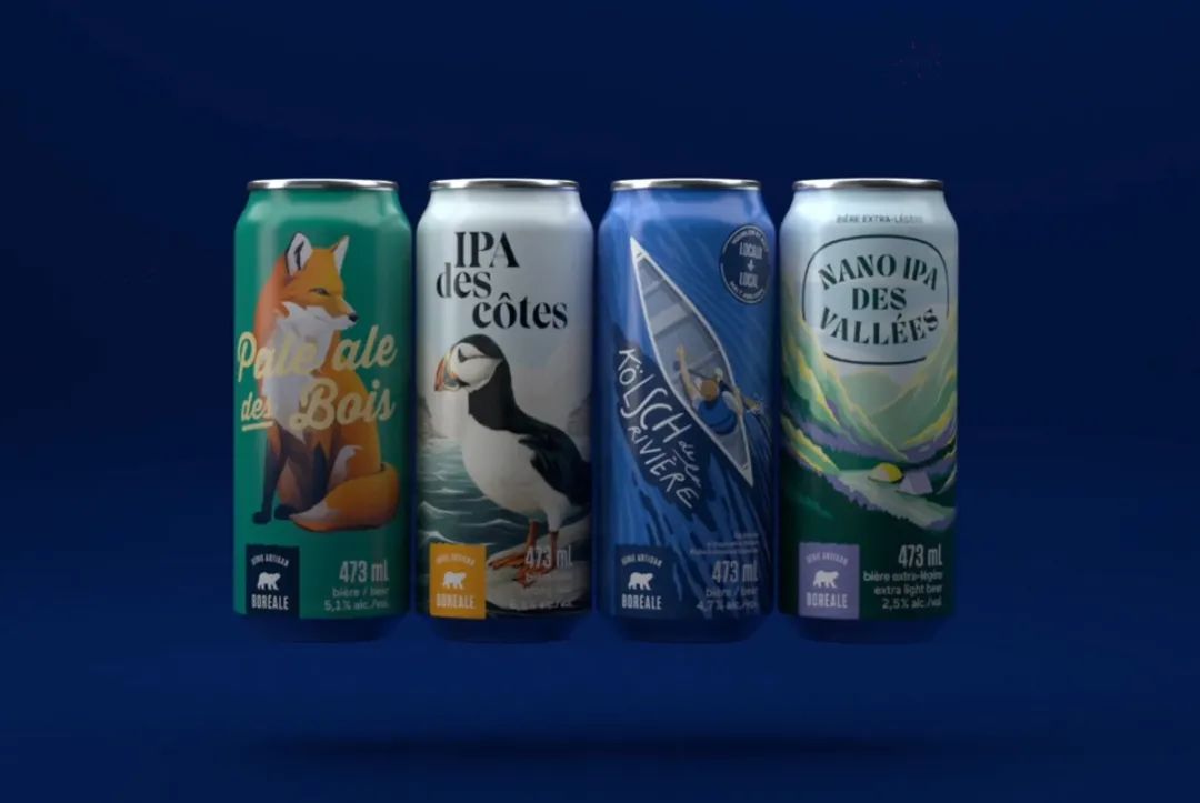 简约化酒包装设计图片,这些酒包装设计太上头了