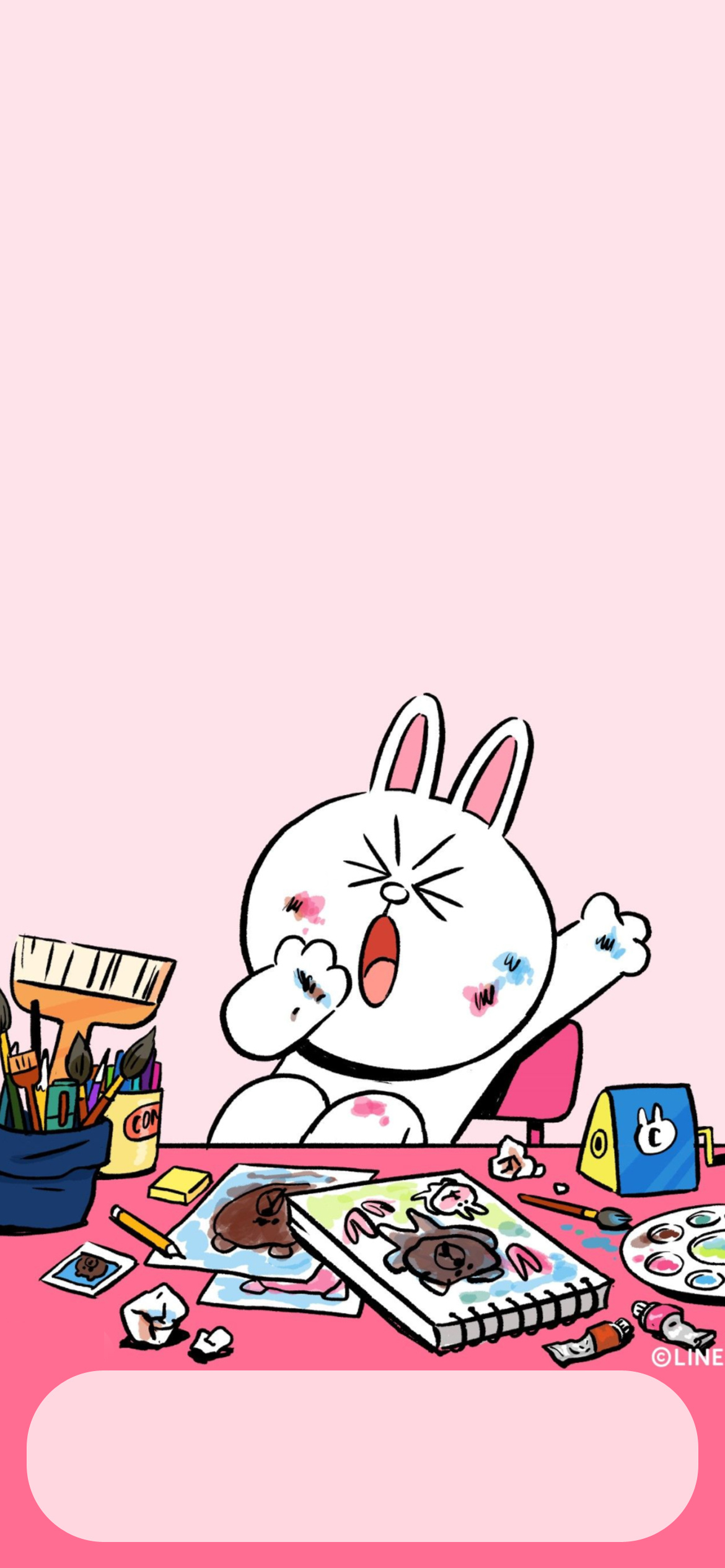 布朗熊和可妮兔壁纸,可妮兔布朗熊两个的手机壁纸