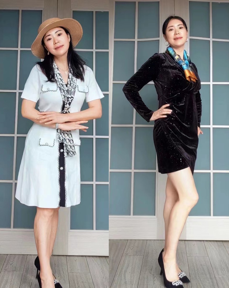 时尚穿搭风格40岁到50岁博主,50岁博主的穿搭减龄洋气又端庄