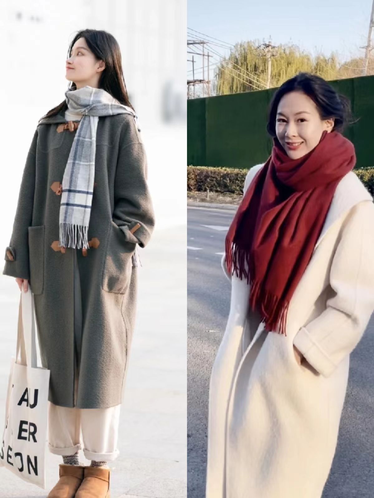 2023年大衣搭配,2022年最流行冬季搭配女装大衣