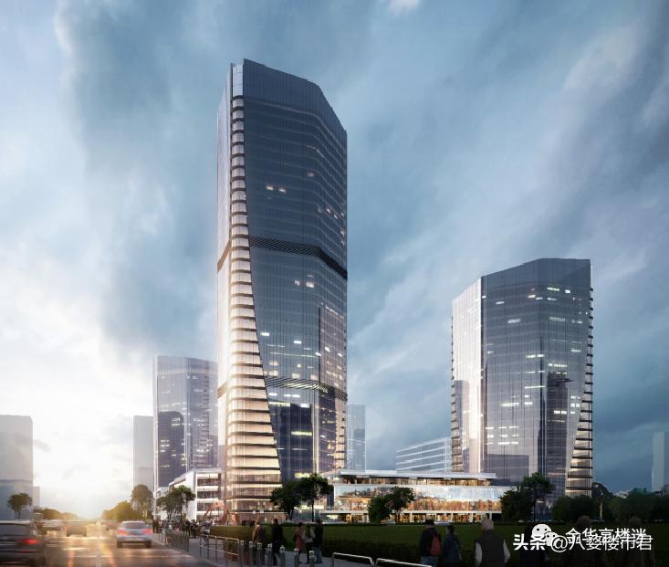 金华婺城区哪里楼最高,金华之心150米高楼