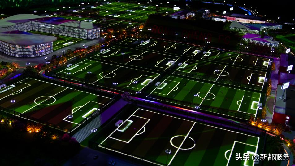 新都木兰兴城足球公园建设进度,成都四德公园足球场