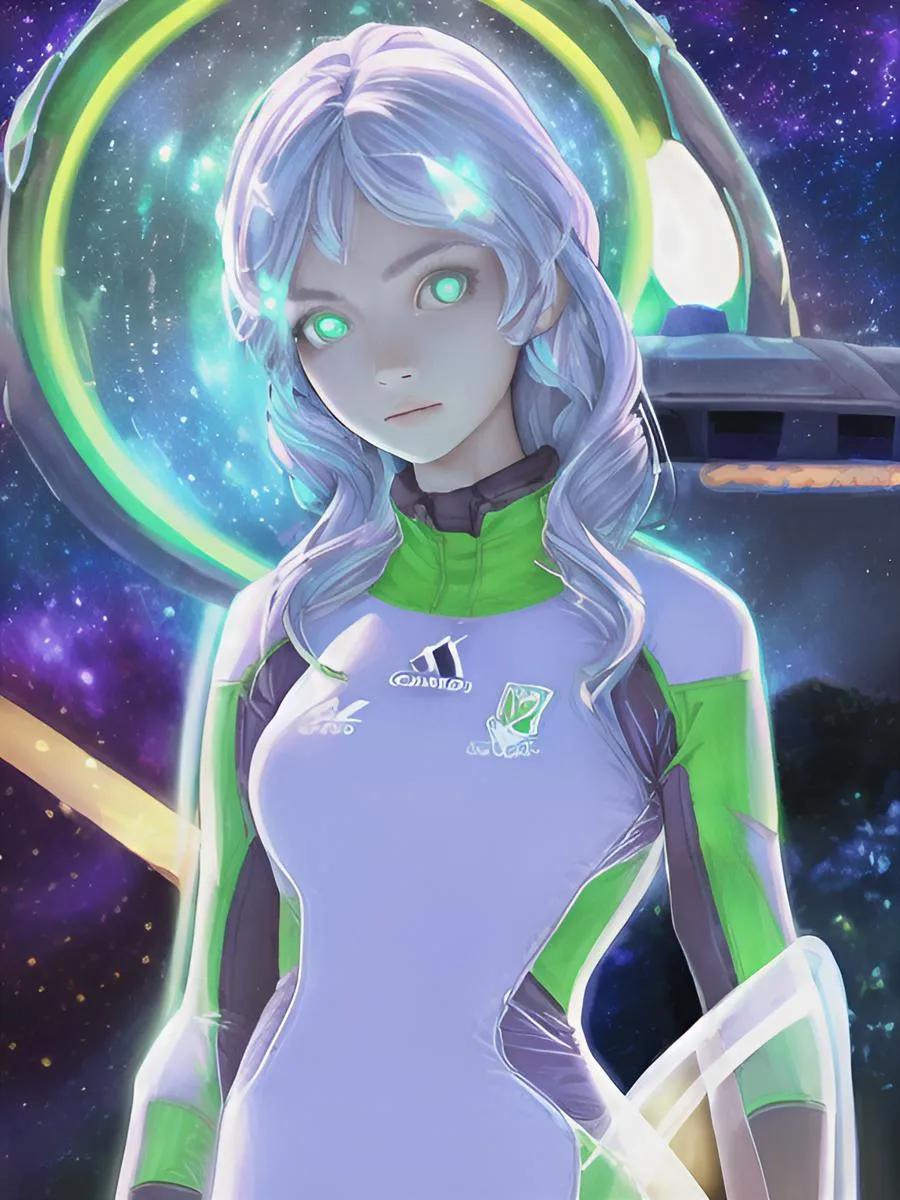 ai绘画星际战舰,ai绘画二次元足球宝贝