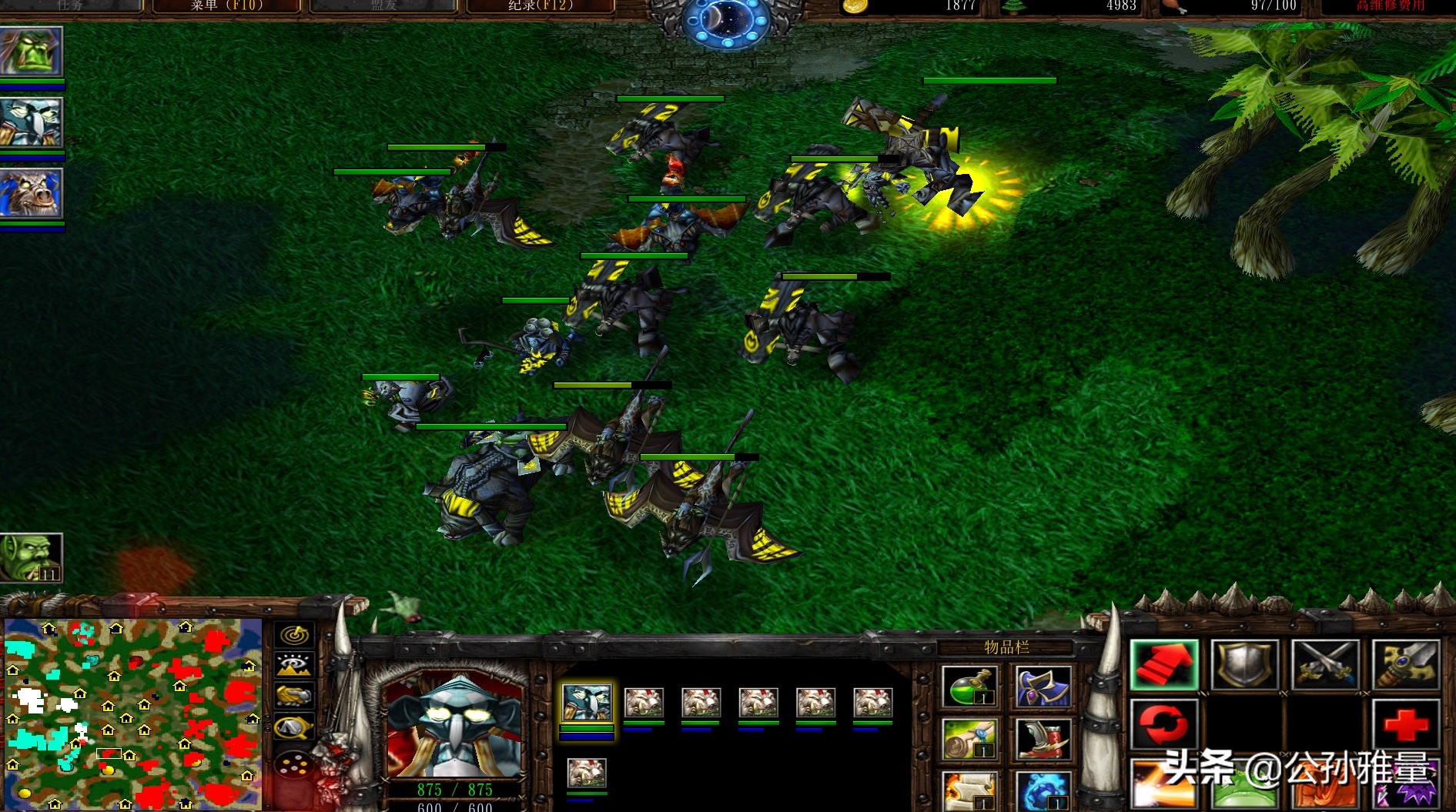 魔兽争霸3令人发狂的人机地图,令人发狂的电脑人族100人口怎么打