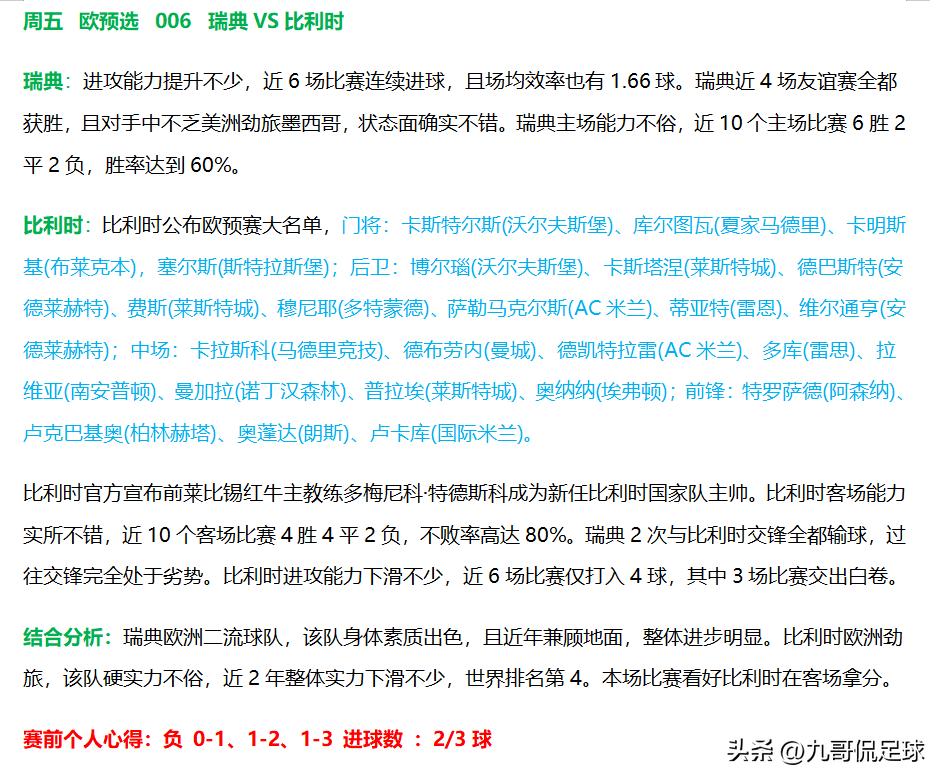 竞彩赛事周三,竞彩足球推荐荷兰法国