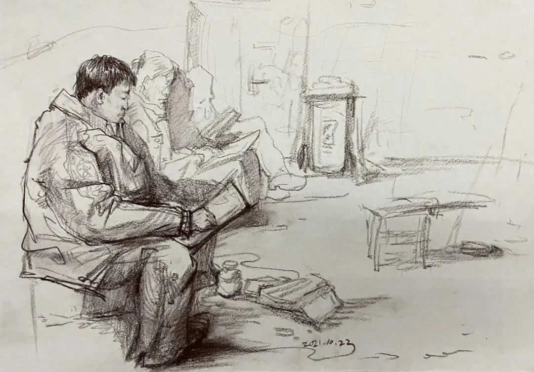 美院高分速写欣赏,中国美院速写要求及优秀高分卷