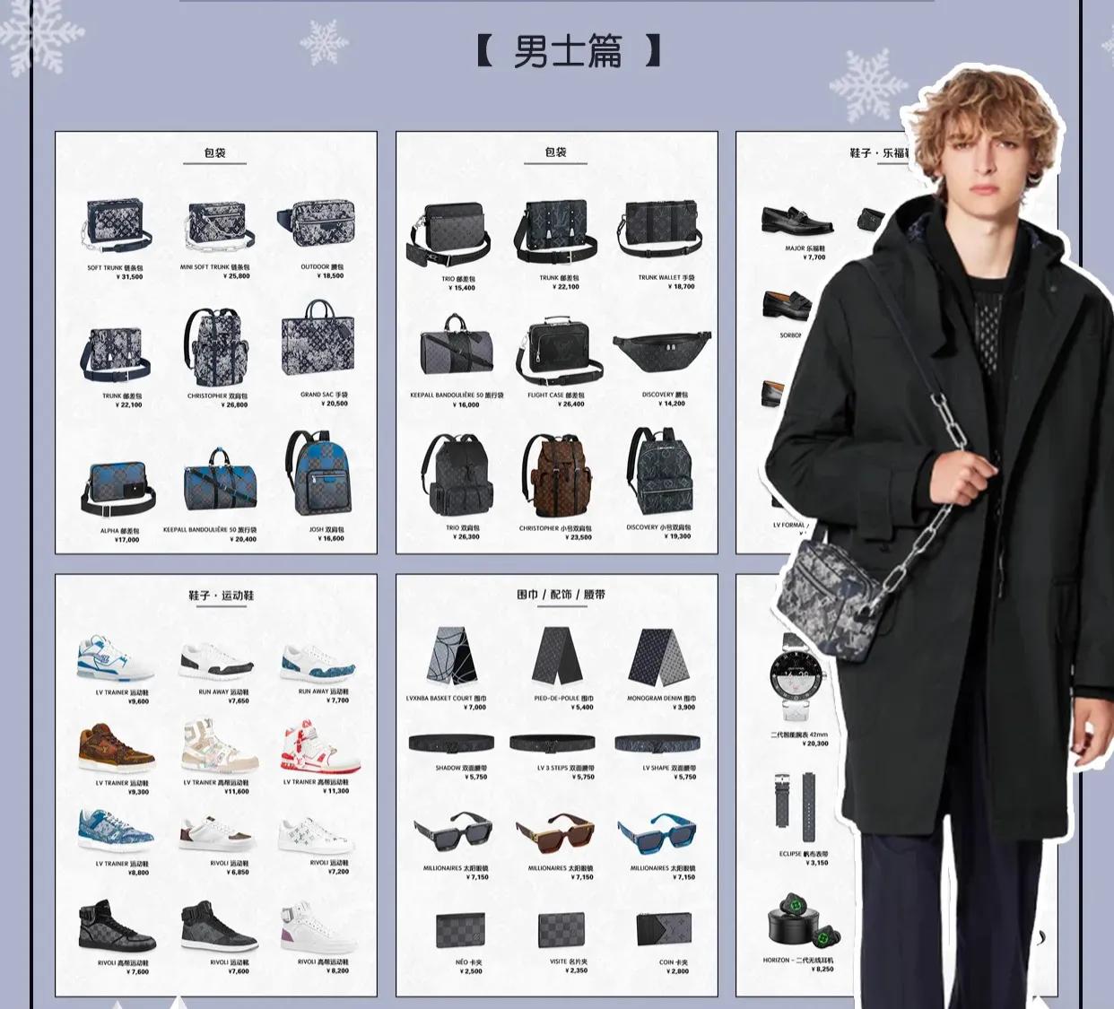 lv男士爆款单品,lv男士单品推荐