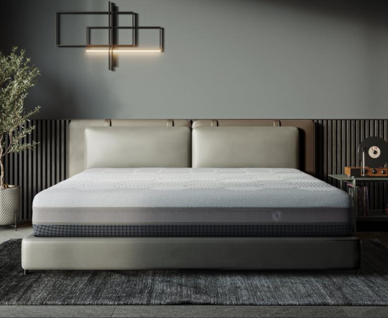 软硬两用护脊弹簧椰棕床垫,8h天然乳胶黄麻透气护脊床垫评测