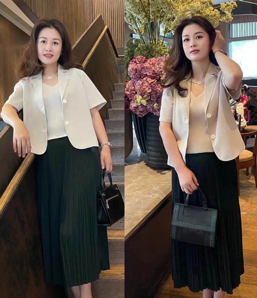 流行的中年女性高级感穿搭,女士简约风穿搭技巧高级感