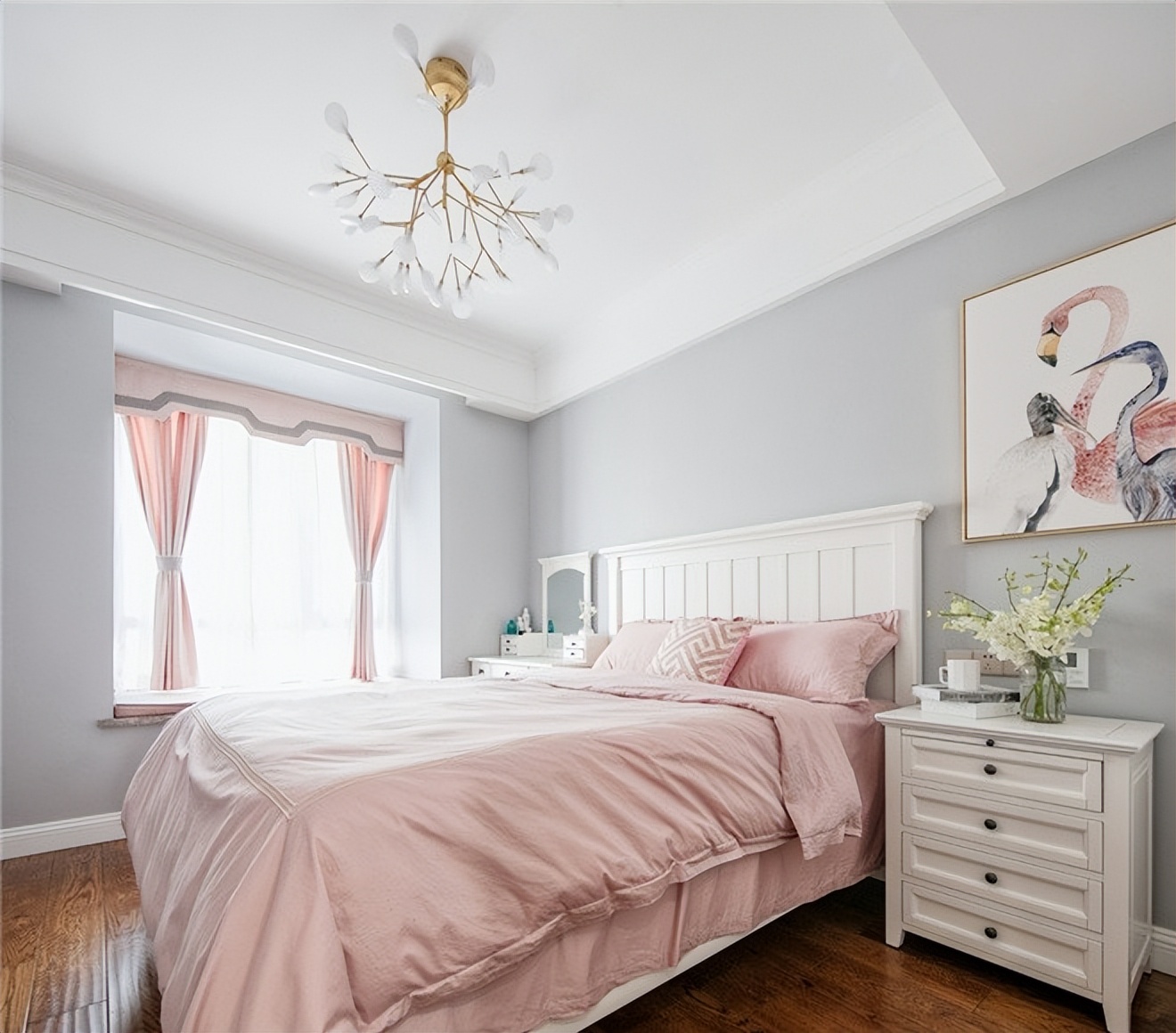 温柔舒服的装修效果,温馨的美式家怎么布置