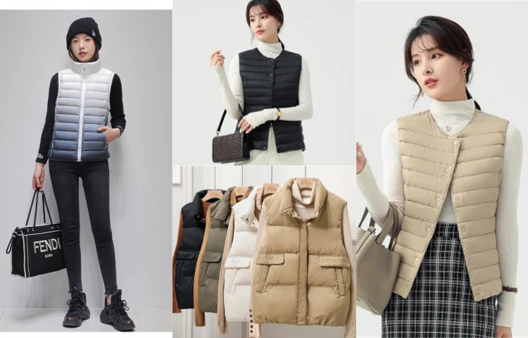 秋冬马甲的多种穿法,马甲正确穿搭