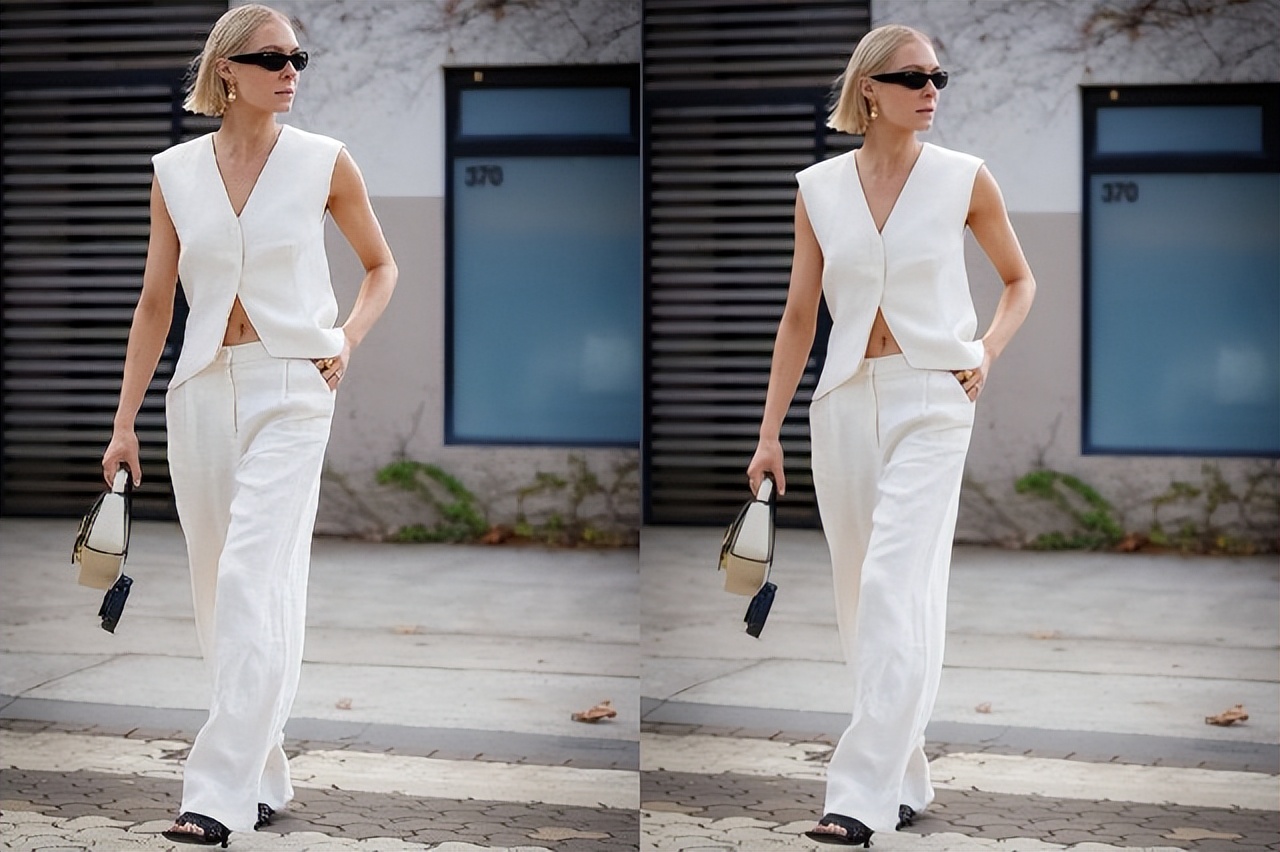 好穿又百搭的夏天套装,同色系套装高级洋气搭配