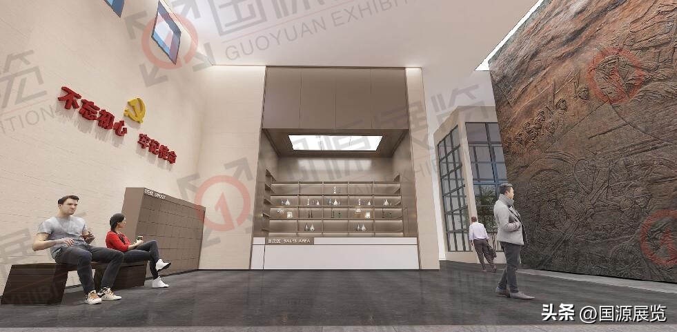 国博展馆设计平面图,展览展厅布局设计