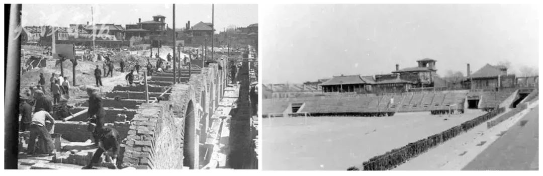 天津五大道民园广场,天津兴安路足球场