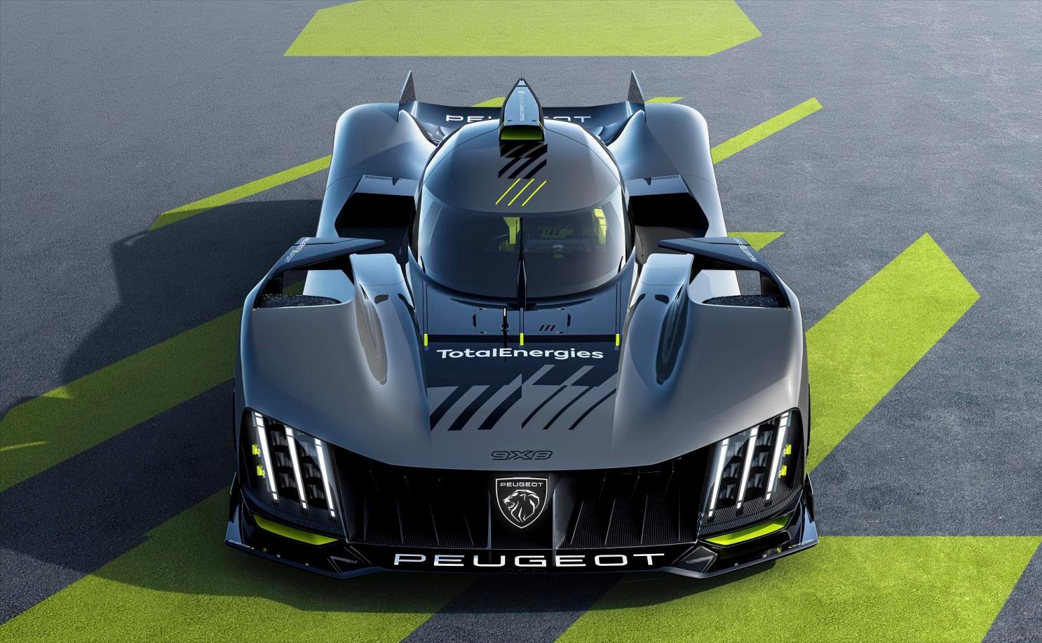 标致9x8混合动力超级跑车王者归来,标致9x8民用跑车