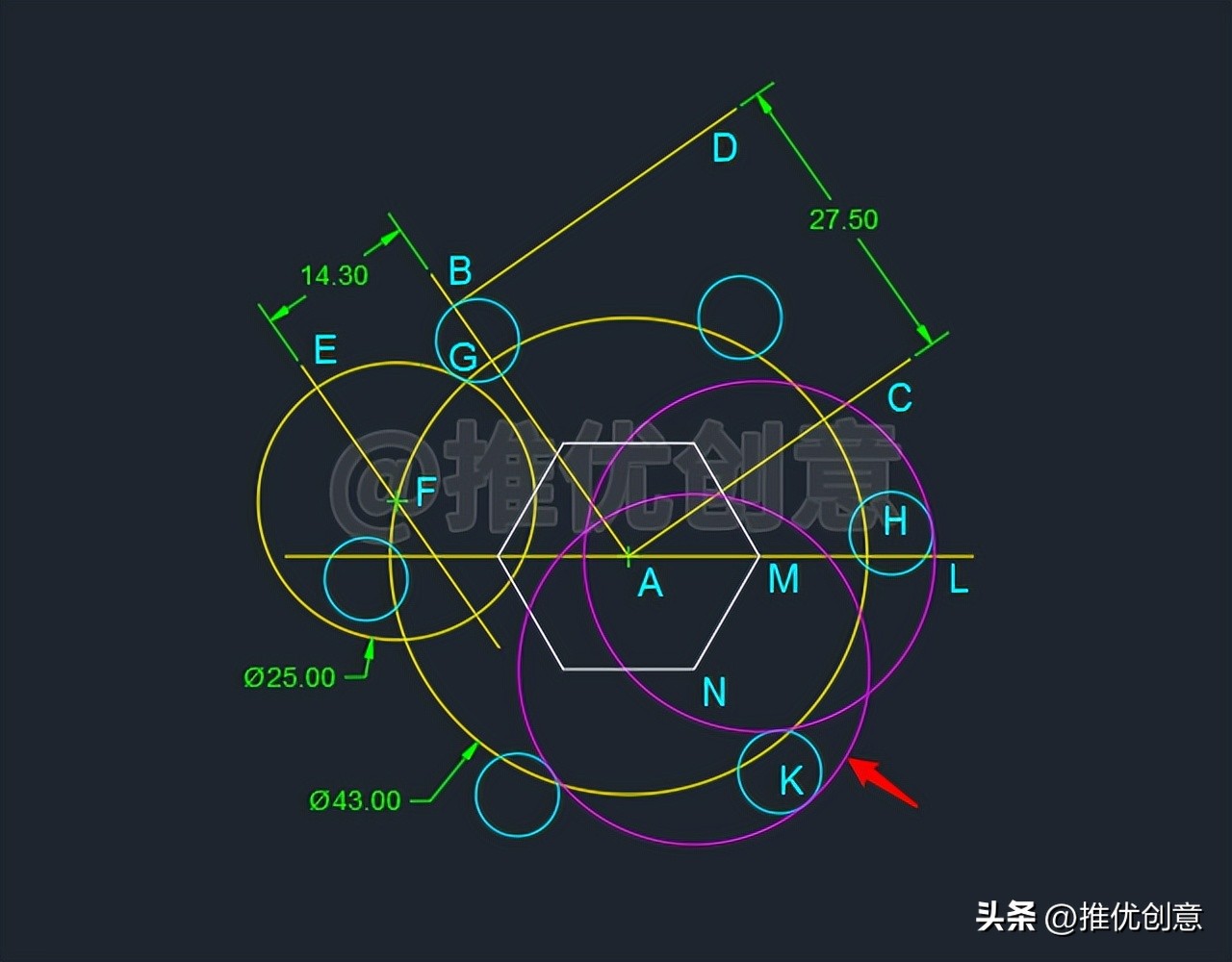 cad制图两个圆相切怎么画,cad制图两圆相切的画法