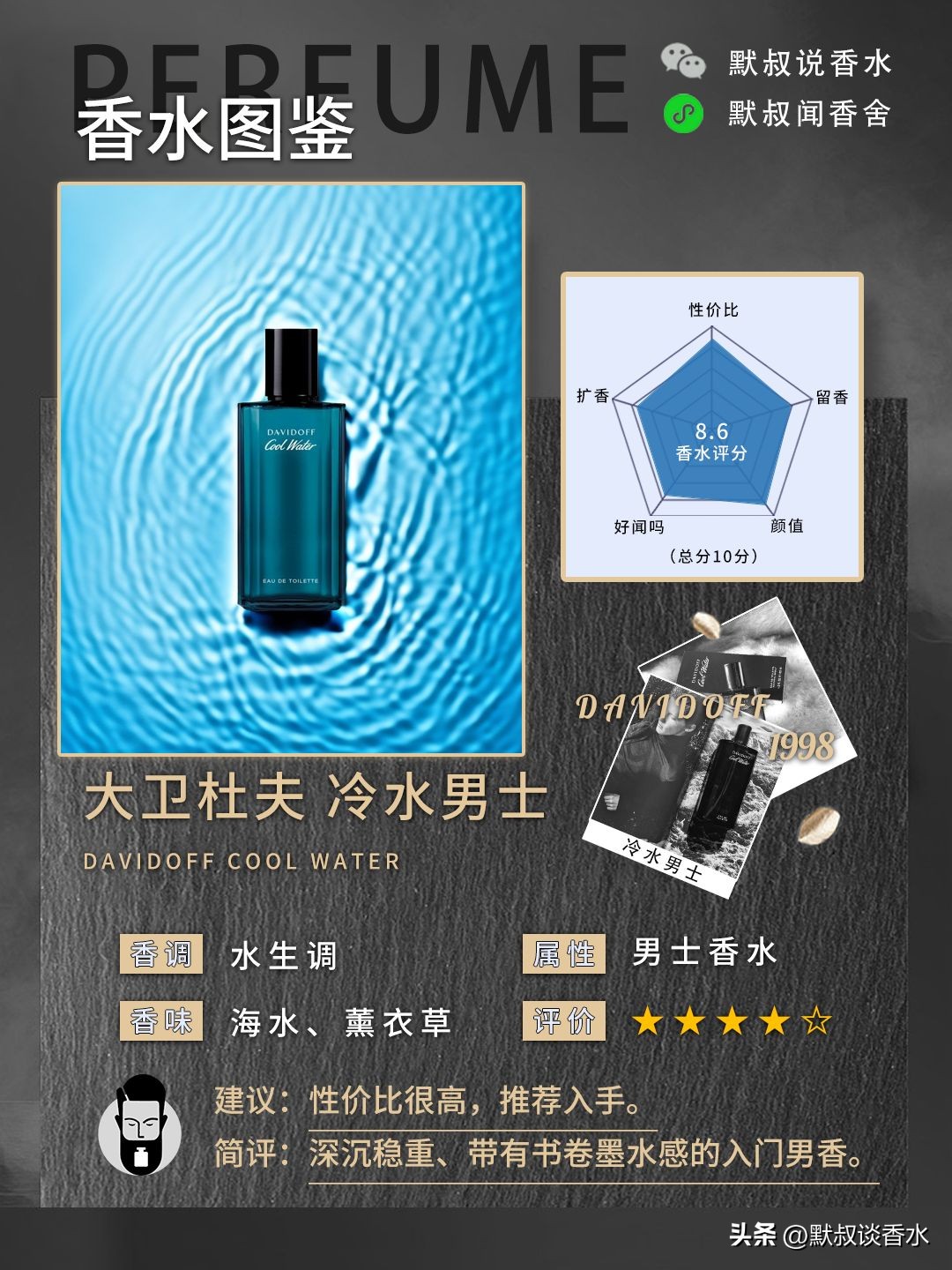 烟草味男士香水平价,学生男士香水推荐平价小众