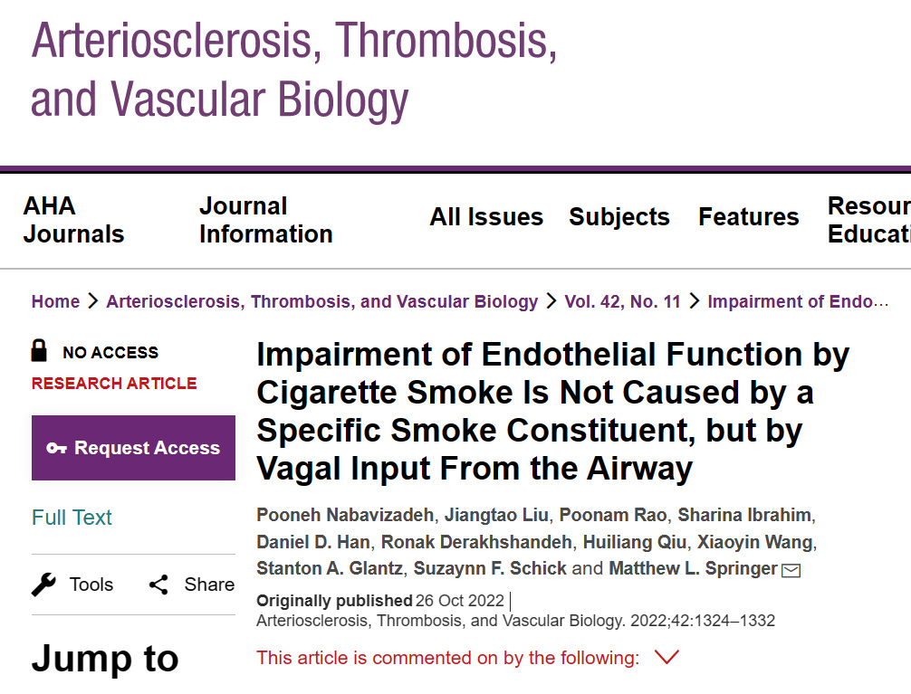 吸香烟对心血管病有危害吗,电子烟与香烟相比对心血管的危害