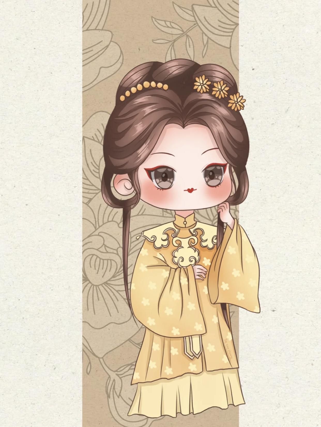 超萌的q版古风头像,古风q版头像唯美图文