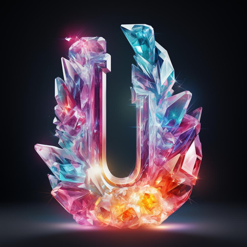 d字母设计,水晶字母设计