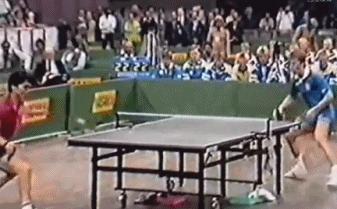 用胶皮比拼！乒乓球魅力显神威