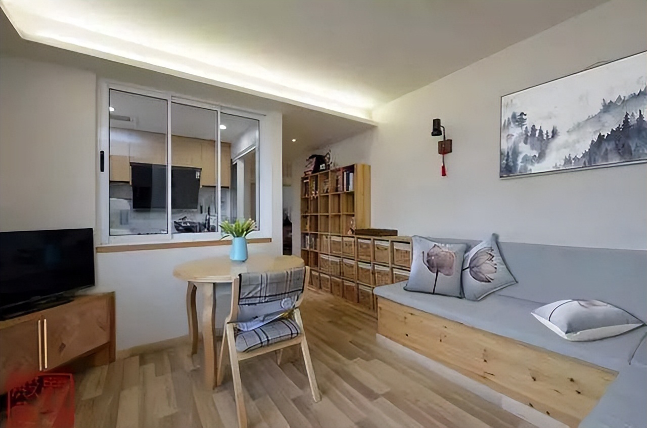 客厅做地台代替沙发的效果图,不买沙发打地台效果图