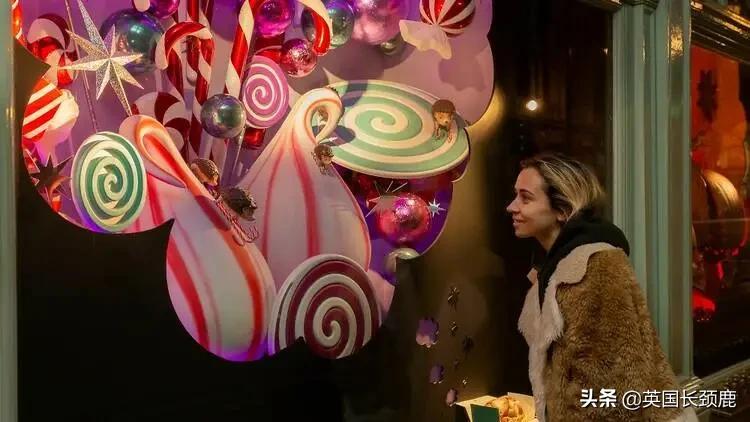 伦敦圣诞橱窗,2021年英国圣诞