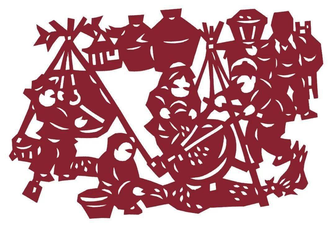 二十四节气立秋剪纸教学过程,二十四节气剪纸雪人手工