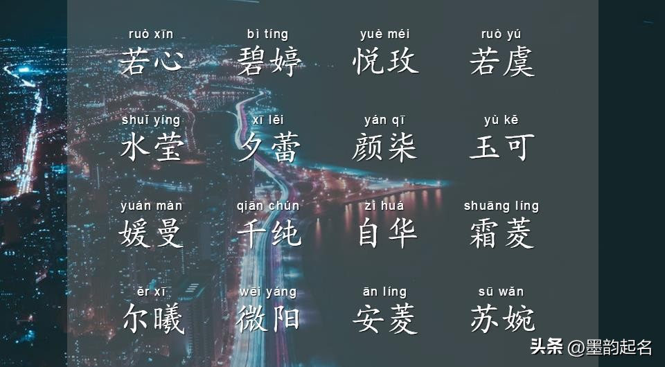 取名简易好记的名字大全,取名四个字杨柳依依