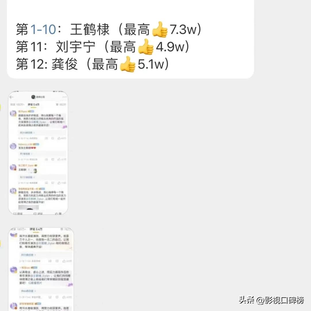 刘宇宁和王鹤棣谁最火,微博之夜王鹤棣官宣视频