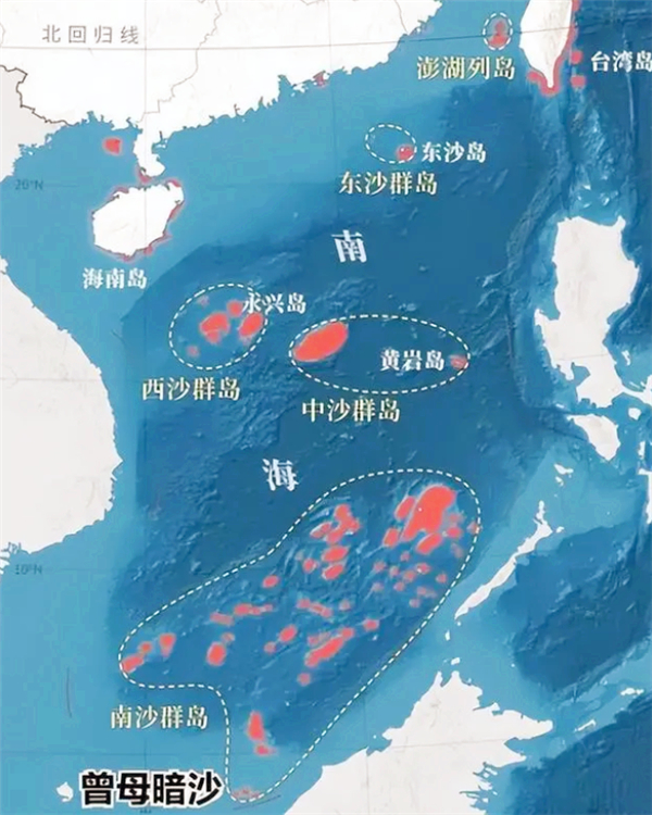 被侵占的南海主要岛礁,南海最大岛礁现状
