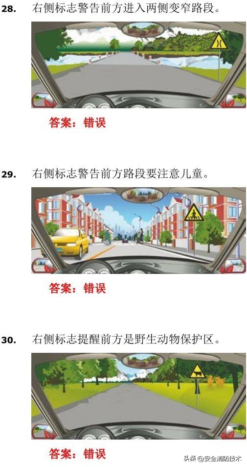 驾考科目四题库完整版2023年,驾照考试科目四试题