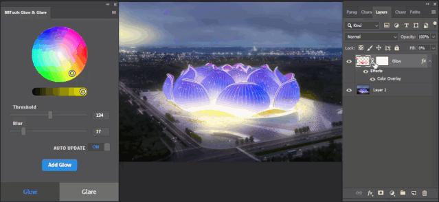 ps神仙特效,ps一键光效插件使用方法