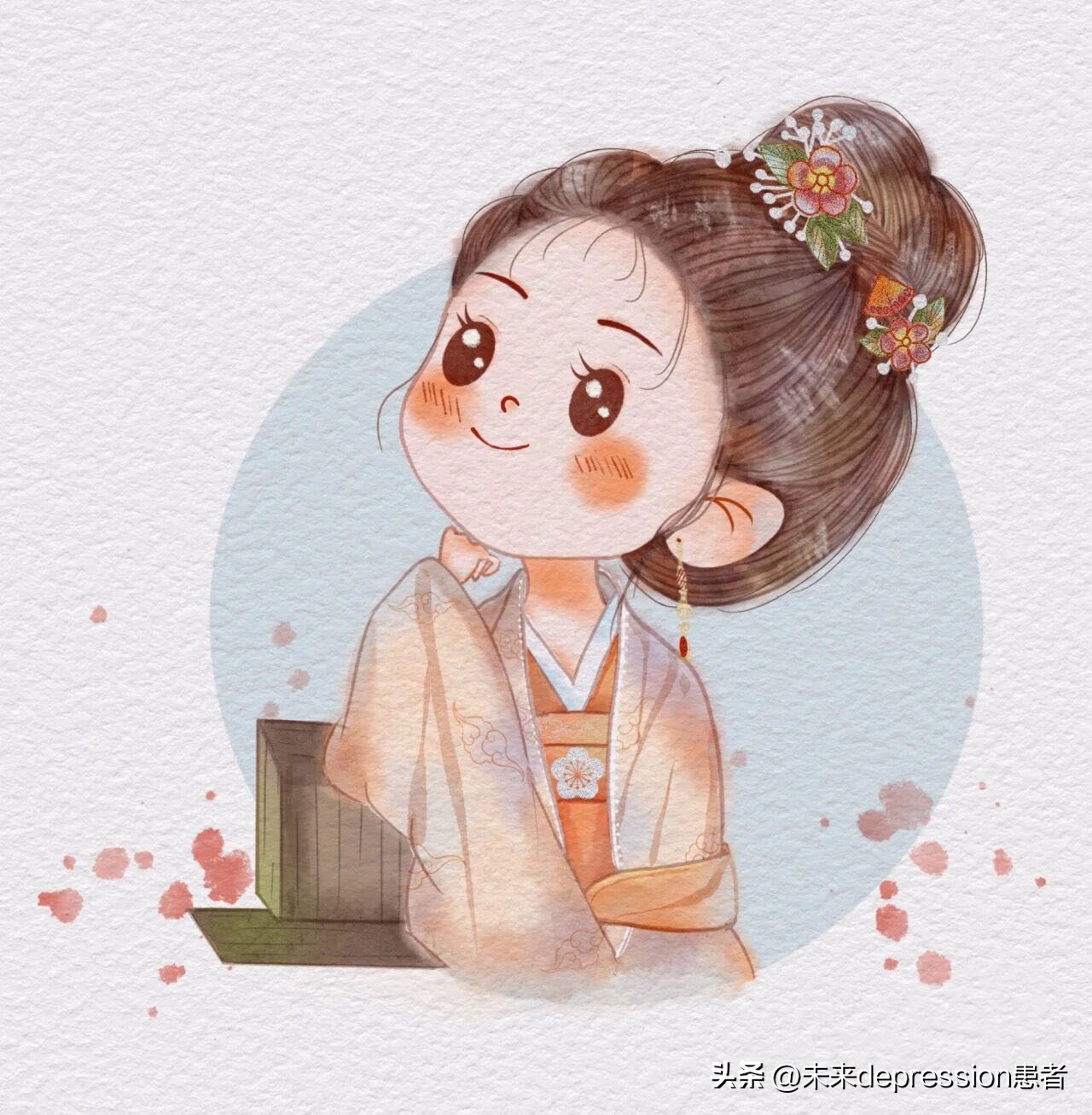 清纯可爱古风美少女,国风美少年