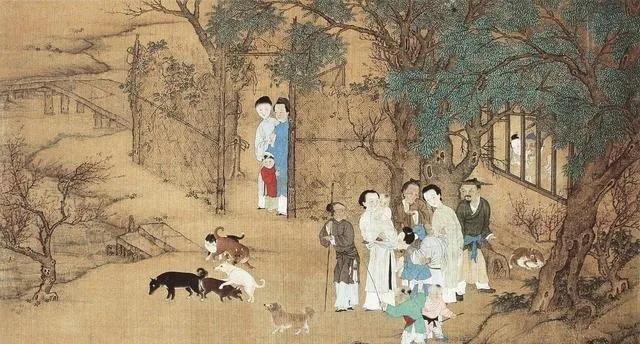 清朝的宫廷画家,中国古代一位不知名的画家