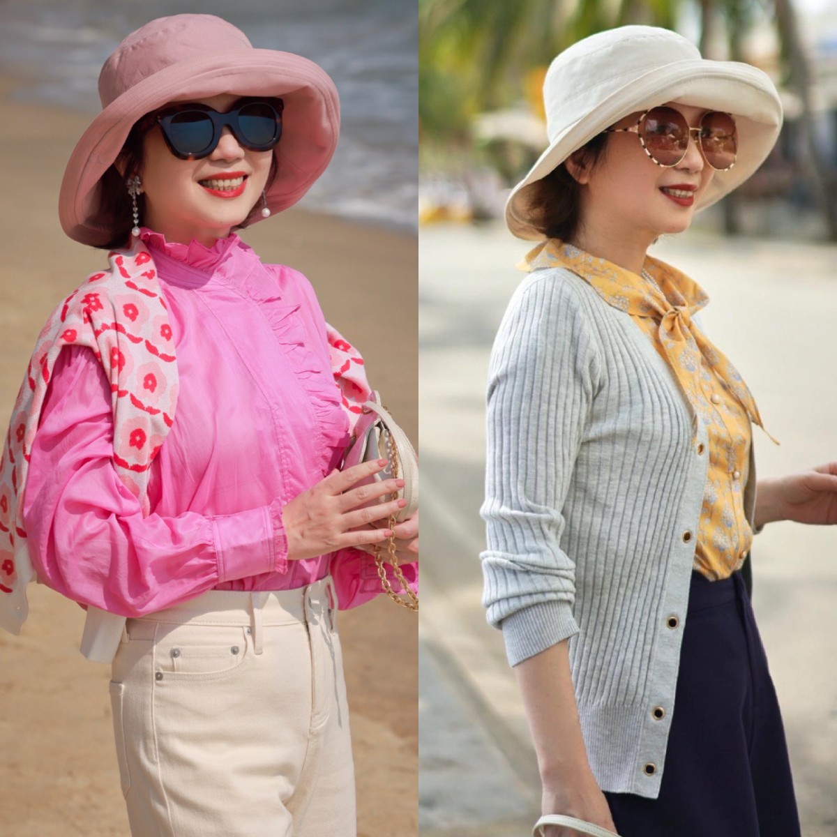 一年四季都可以戴的渔夫帽,渔夫帽真的谁戴都好看